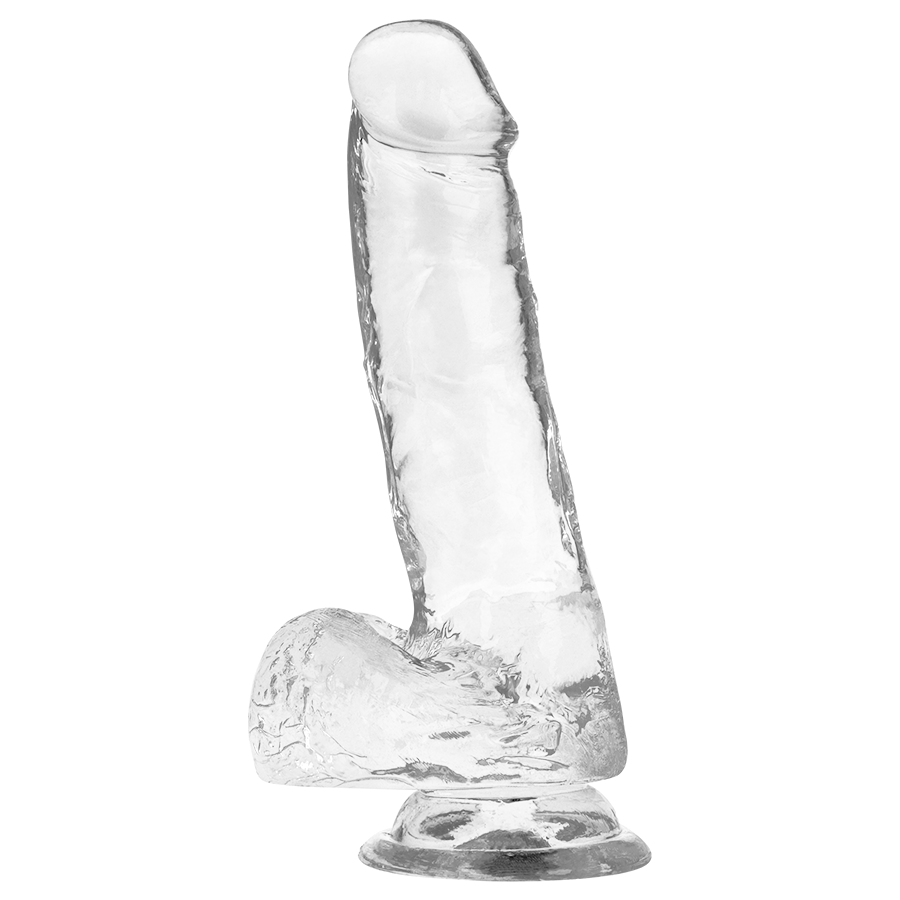 Röntgenbild - Transparenter Dildo mit Kugeln 18,5 cm -O- 3,8 cm