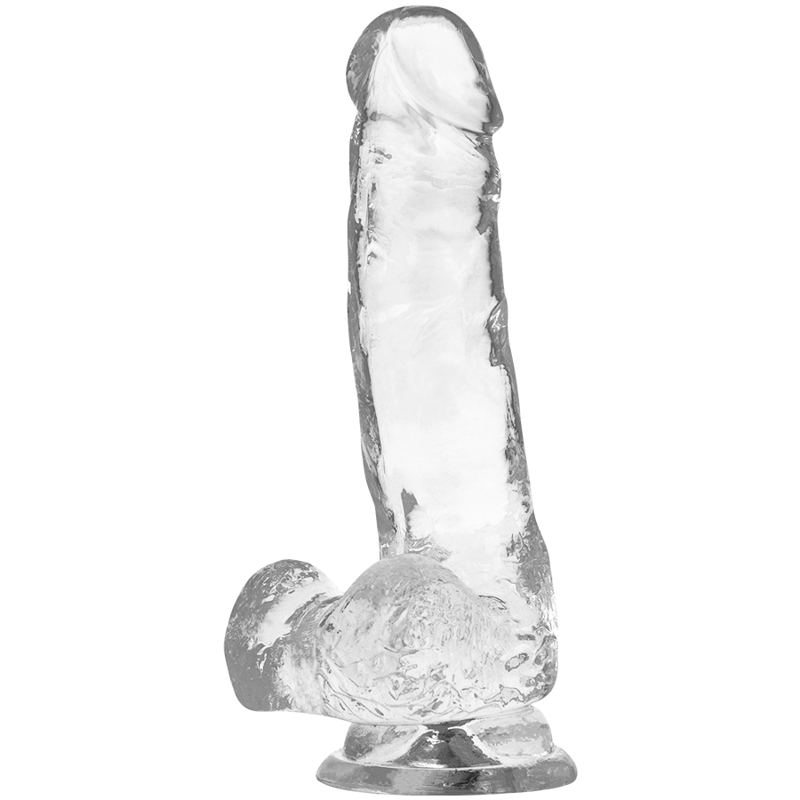 Röntgenbild - Transparenter Dildo mit Kugeln 18,5 cm -O- 3,8 cm