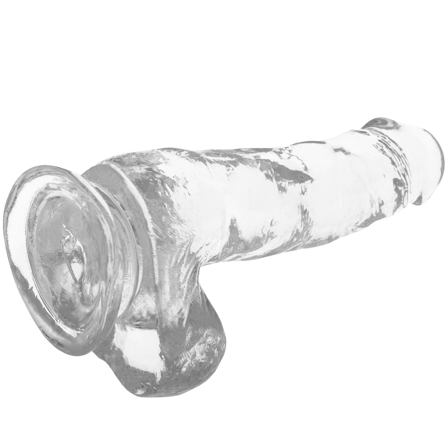 Röntgenbild - Transparenter Dildo mit Kugeln 18,5 cm -O- 3,8 cm