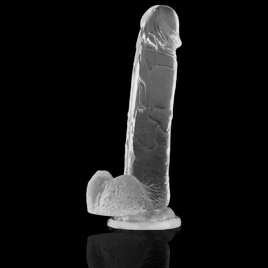Gode Réaliste Bite Transparente Ventouse Veiné 4 Tailles - X Ray