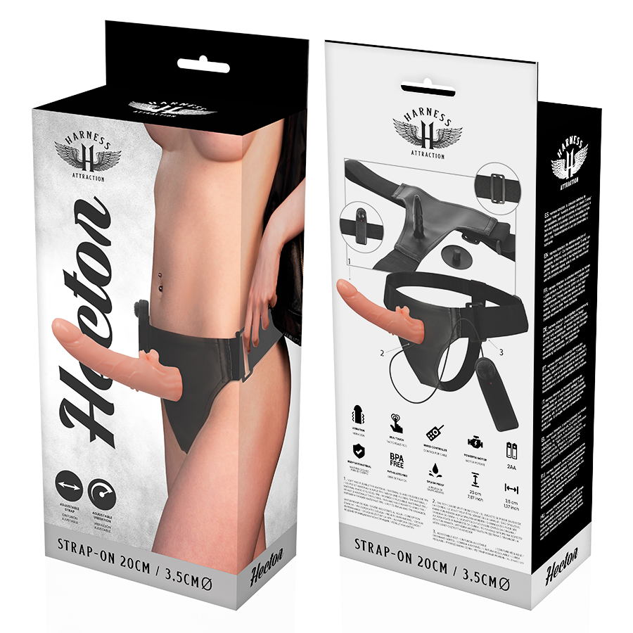GURT-ANZIEHUNG - RNES VIBRATOR HECTOR 20 CM -O- 3,5 CM
