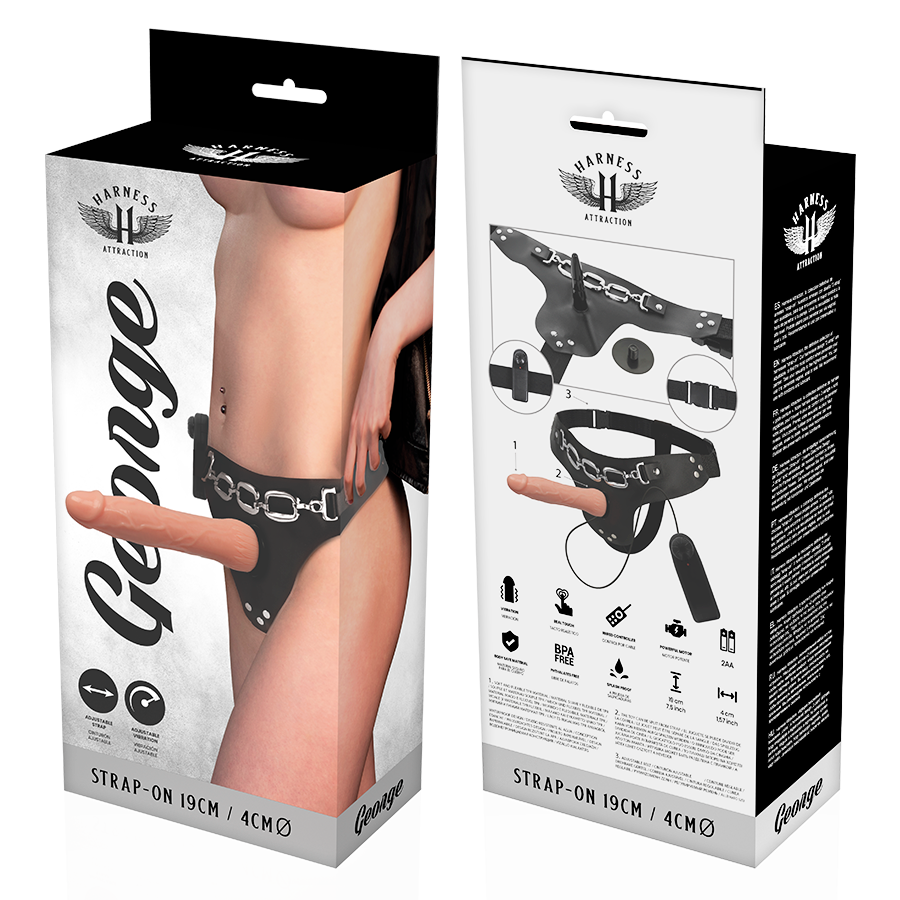 Rnes George Realistischer Vibrator 19 cm -o- 4 cm