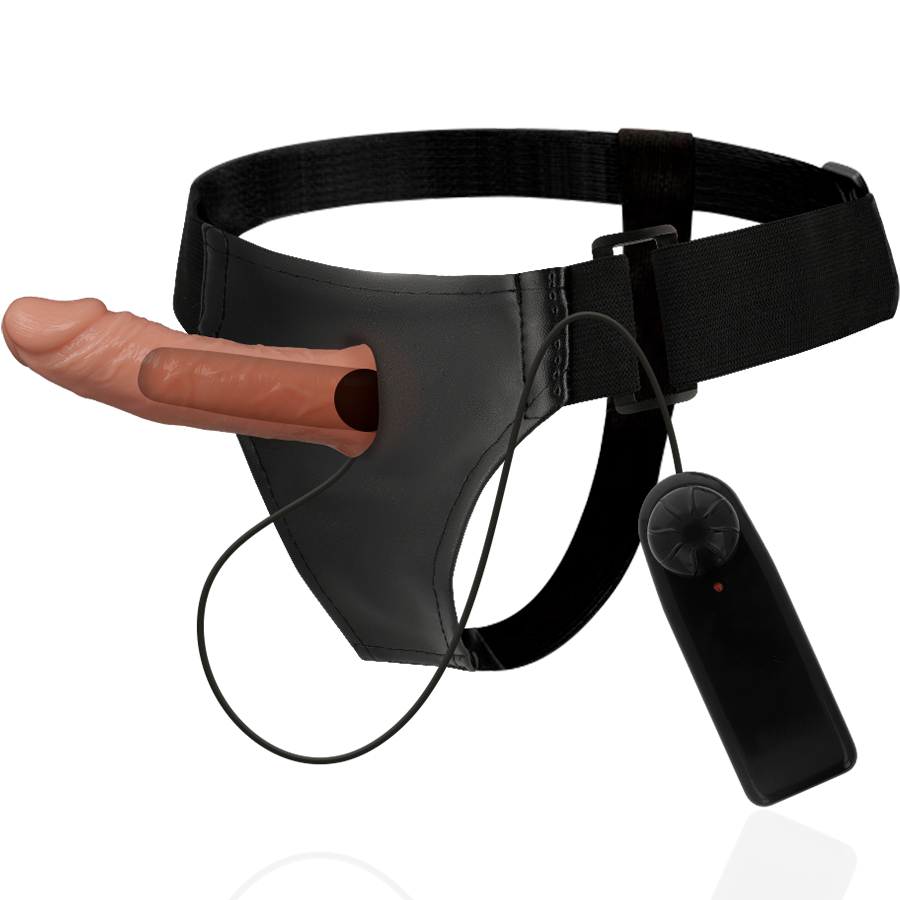 Hohle Benny Zügel mit Vibrator 15 cm -o- 4,5 cm