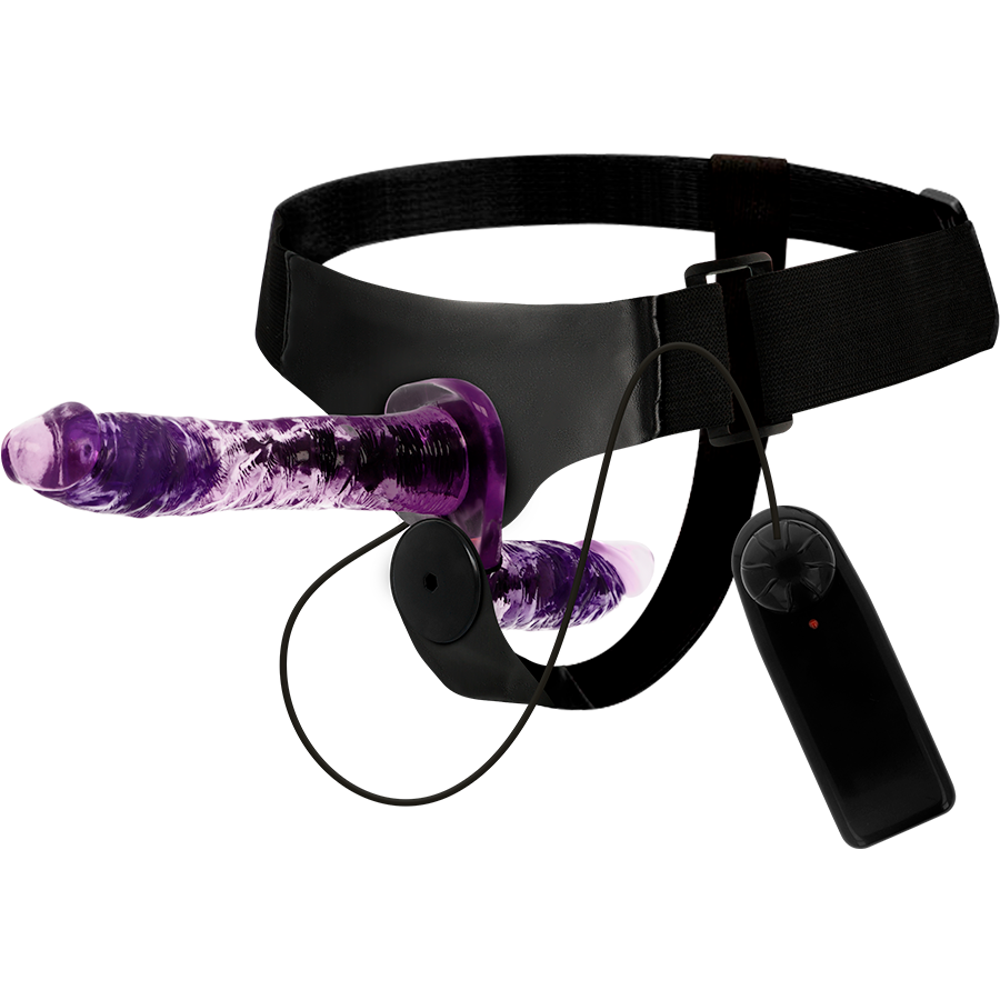 HARNESS ATTRACTION - RODNEY DOUBLE PENETRACI VIBRATOR N 18 CM -O- 3,5 CM