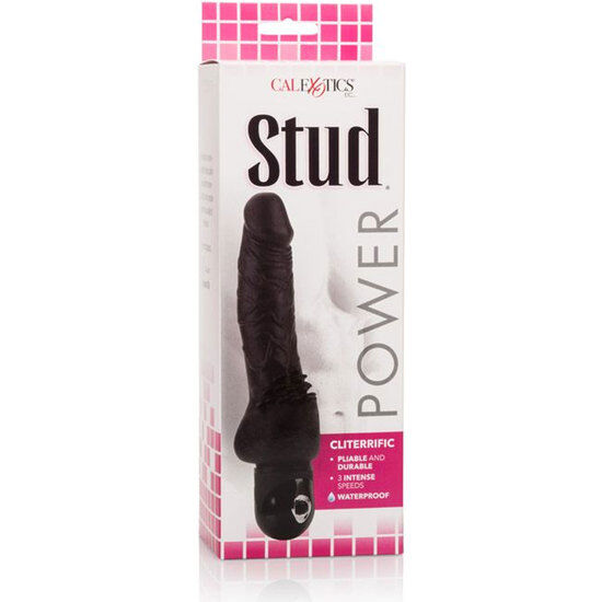 CALEXOTICS - BLACK POWER STUD CLITERRIFIC VIBRATOR