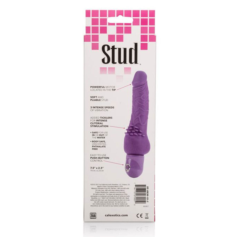 Lila Power Stud Klitorisvibrator