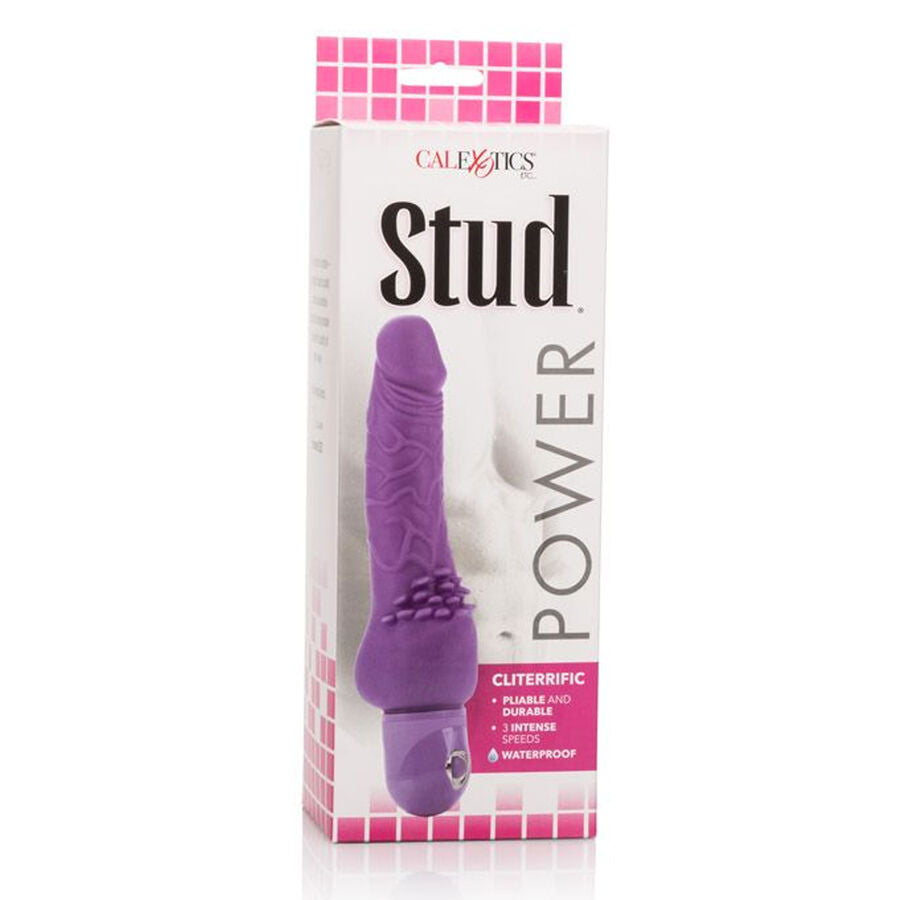 Lila Power Stud Klitorisvibrator