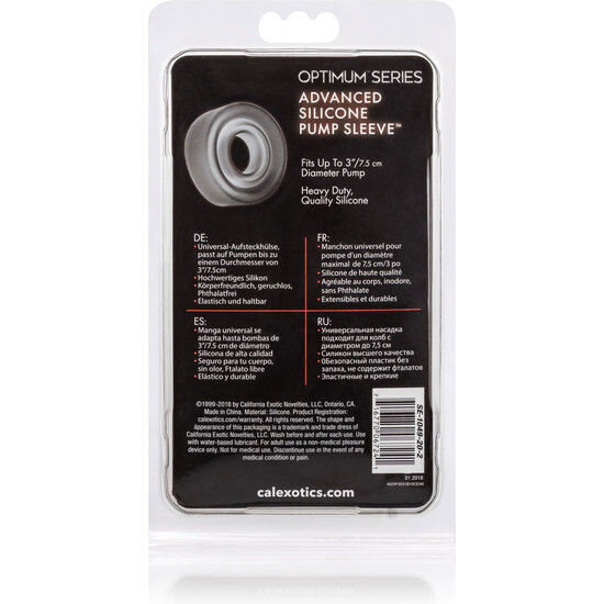 CALEXOTICS - ADV SCHWARZE SILIKON-PUMPSHÜLLE