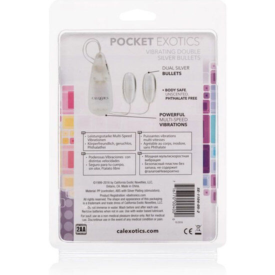 CALEXOTICS - SILBERNES DUO VIBRATIONSKUGELN