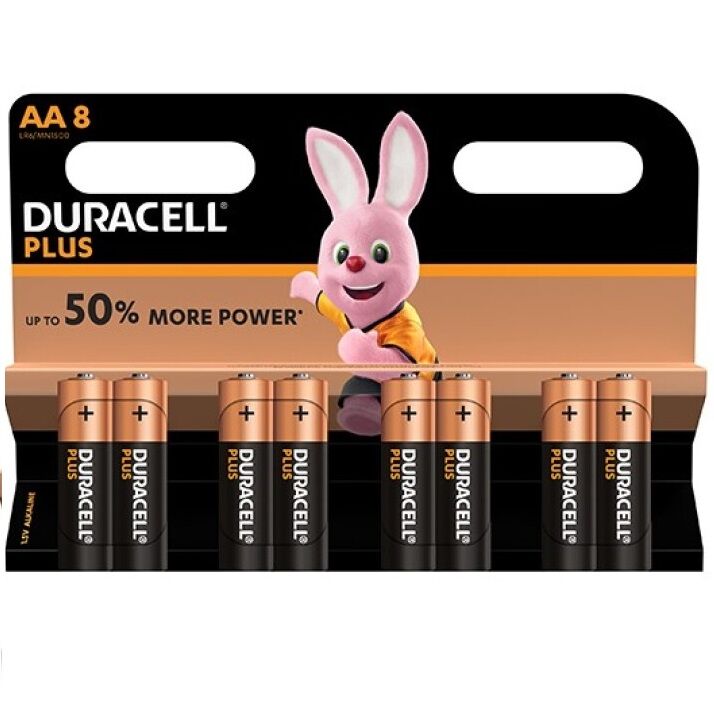 DURACELL - PLUS POWER AA LR6 BATTERIE 8 STÜCK