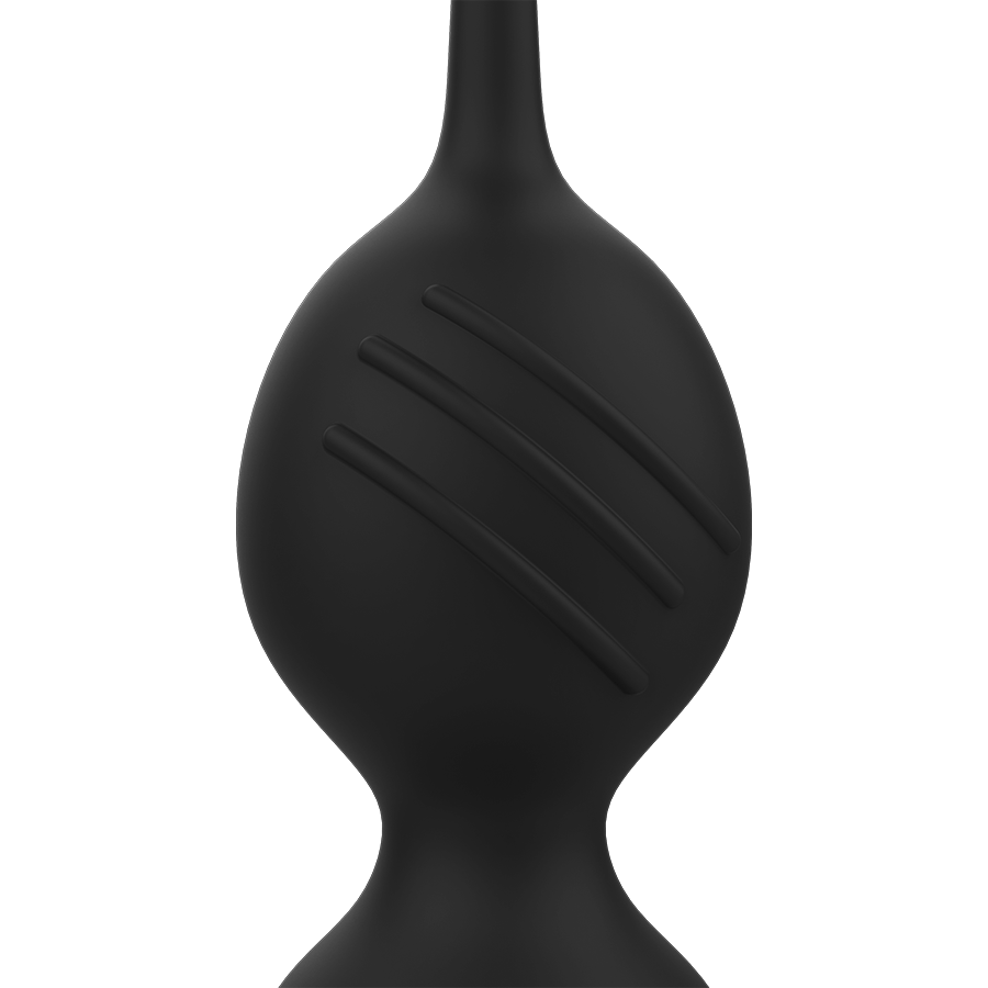 RITHUAL - NISHA BLACK WIEDERAUFLADBARE VIBRATIONSKUGELN FÜR DEN KEGELBUND
