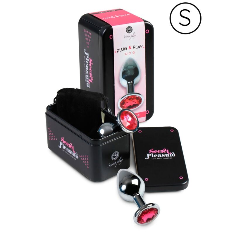 SECRETPLAY - FUCHSIA ALUMINIUM ANALPLUG 7 CM