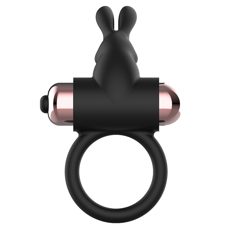 Cockring mit schwarz/goldenem Vibrator