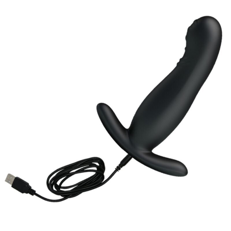 Wiederaufladbarer schwarzer Prostata-Massager