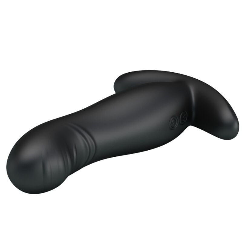 Wiederaufladbarer schwarzer Prostata-Massager