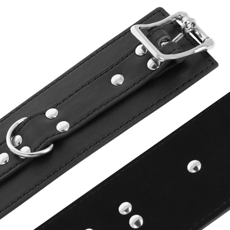 DUNKELHEIT - HANDSCHELLEN AUS SCHWARZEM LEDER