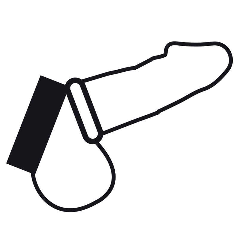 Metallring für Penis und Hoden