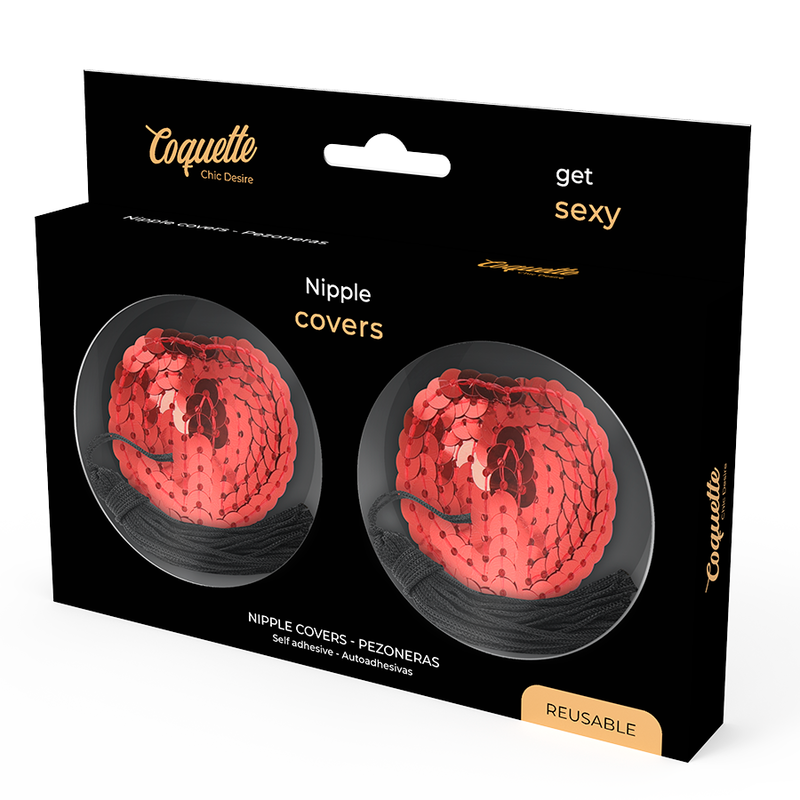 Cache Tétons Adhésifs Sexy - Accessoire Séduction - Coquette Chic Desire