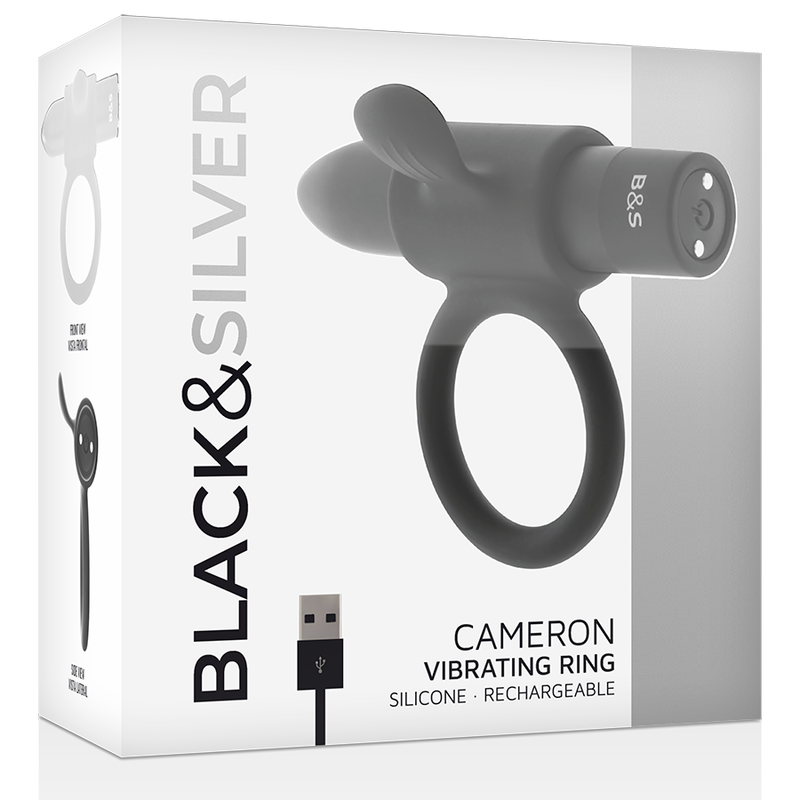 SCHWARZ &amp; SILBER - WIEDERAUFLADBARER RING VON CAMERON BLACK