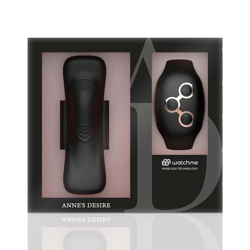 Panty Pleasure Tecnolog a Watchme schwarz/gold