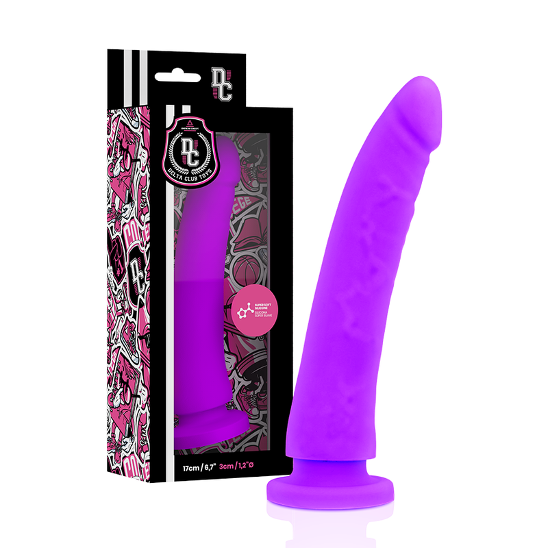 Toys Harness + lila Silikondildo 17 cm -o- 3 cm
