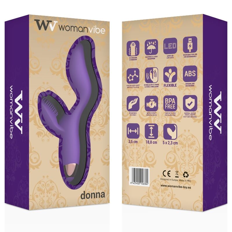 Wiederaufladbarer Silikonvibrator für Frauen