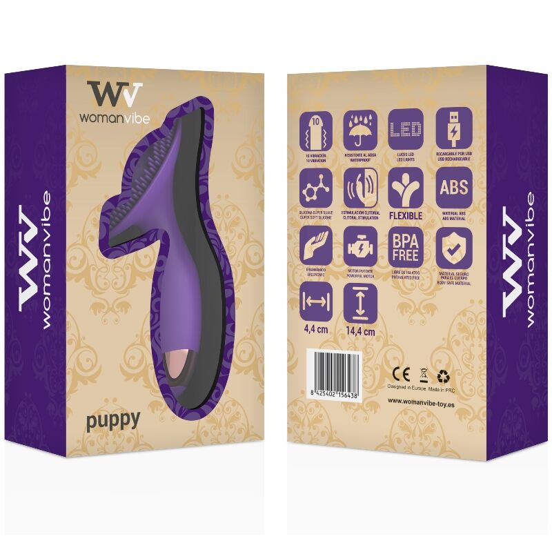 WOMANVIBE - Wiederaufladbarer Silikon-Hundestimulator