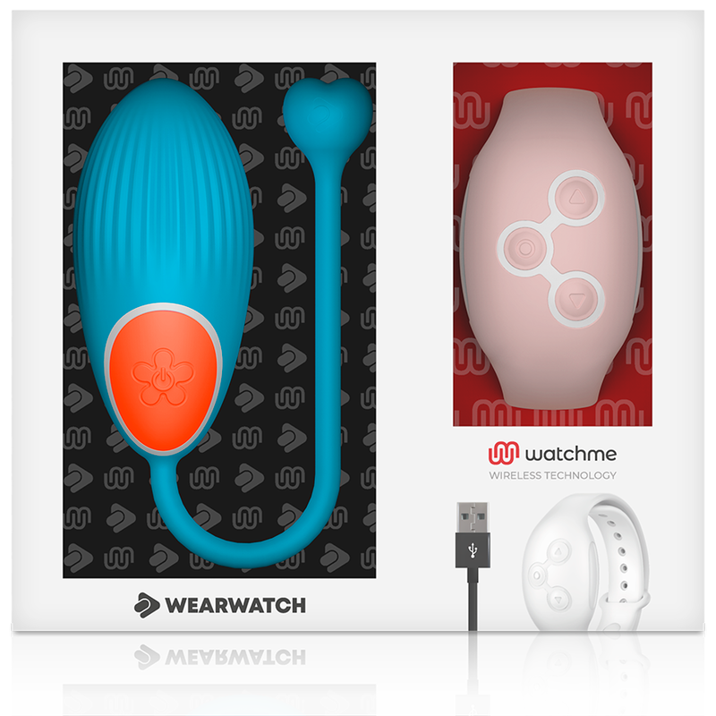 Watchme Technology Egg Fernbedienung Blau/Pink