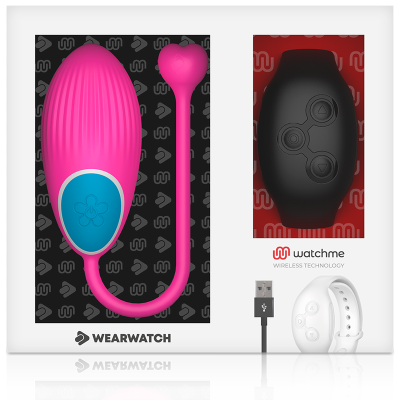 Watchme Technology Fernbedienung Egg Fuchsia / Jet