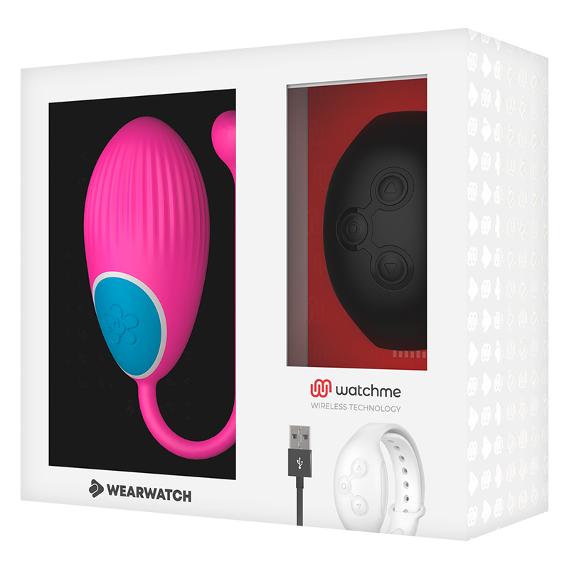 Watchme Technology Fernbedienung Egg Fuchsia / Jet