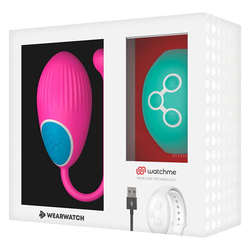 WEARWATCH - WATCHME FERNBEDIENUNGSTECHNOLOGIE FUCHSIA EGG / MEERWASSER