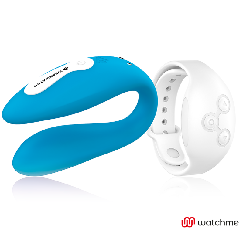 Watchme Dual-Technologie-Vibrator Indigo/Schnee