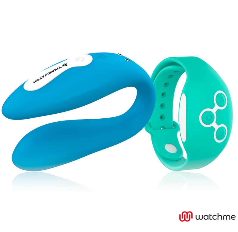 WEARWATCH - WATCHME DUAL TECHNOLOGY VIBRATOR INDIGO/MEERWASSER