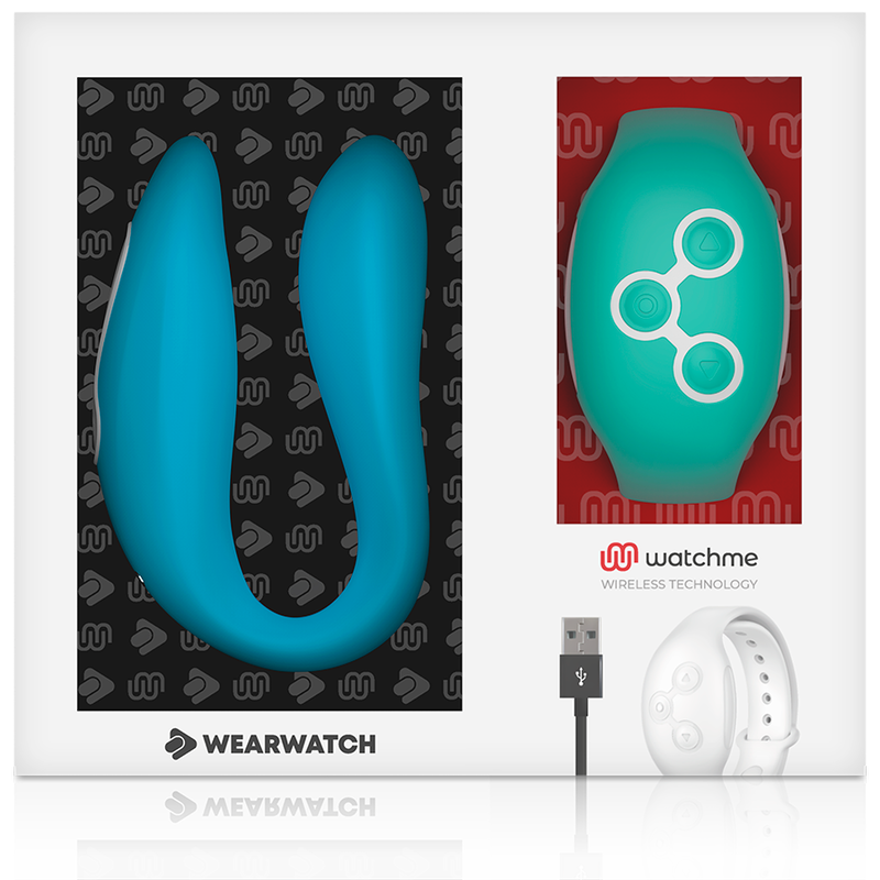 WEARWATCH - WATCHME DUAL TECHNOLOGY VIBRATOR INDIGO/MEERWASSER