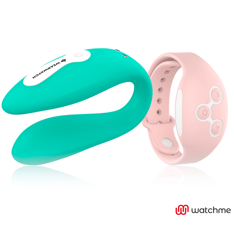 Watchme Dual-Technologie-Vibrator Meerwasser/Pink