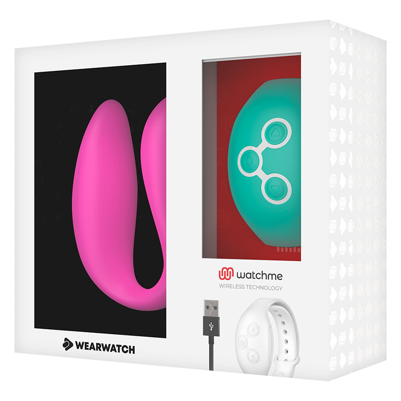 WEARWATCH - WATCHME DUAL TECHNOLOGY VIBRATOR FUCHSIA / MEERWASSER
