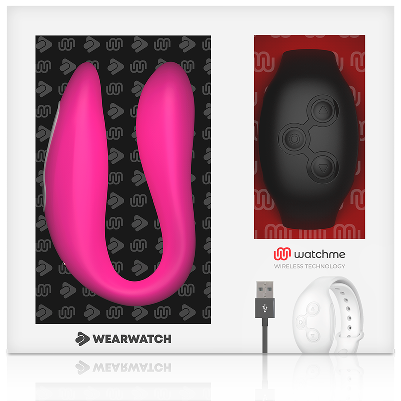 WEARWATCH - WATCHME FUCHSIA/AZABACHE DOPPELTECHNOLOGIE-VIBRATOR