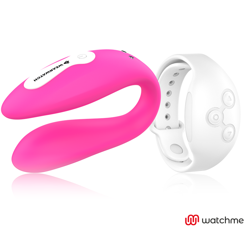 WEARWATCH - WATCHME Dual-Technologie-Vibrator Fuchsia/Schnee