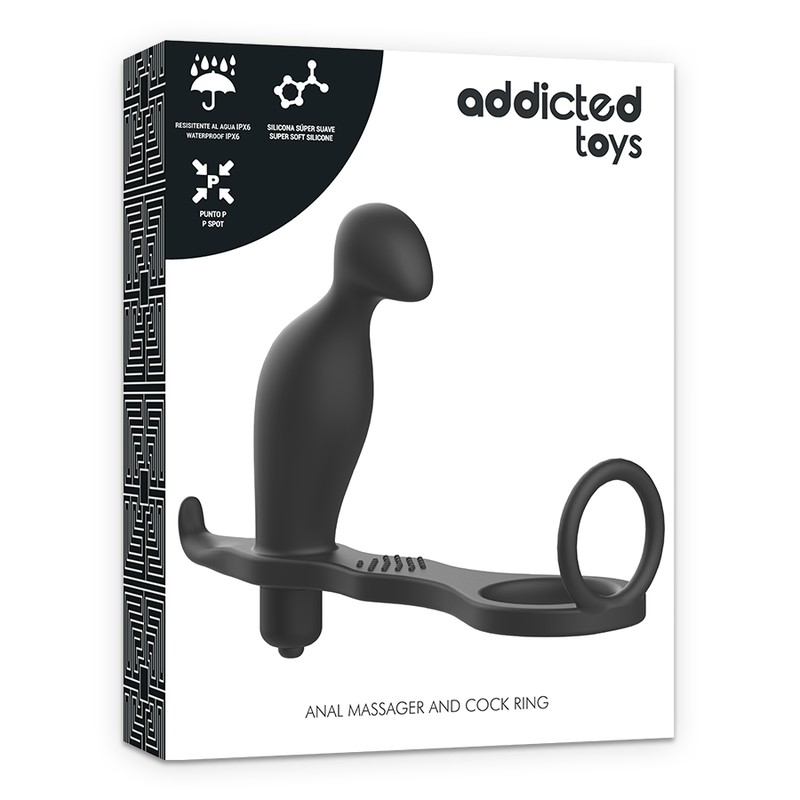 ADDICTED TOYS – Analplug mit schwarzem Silikonring, 12 cm