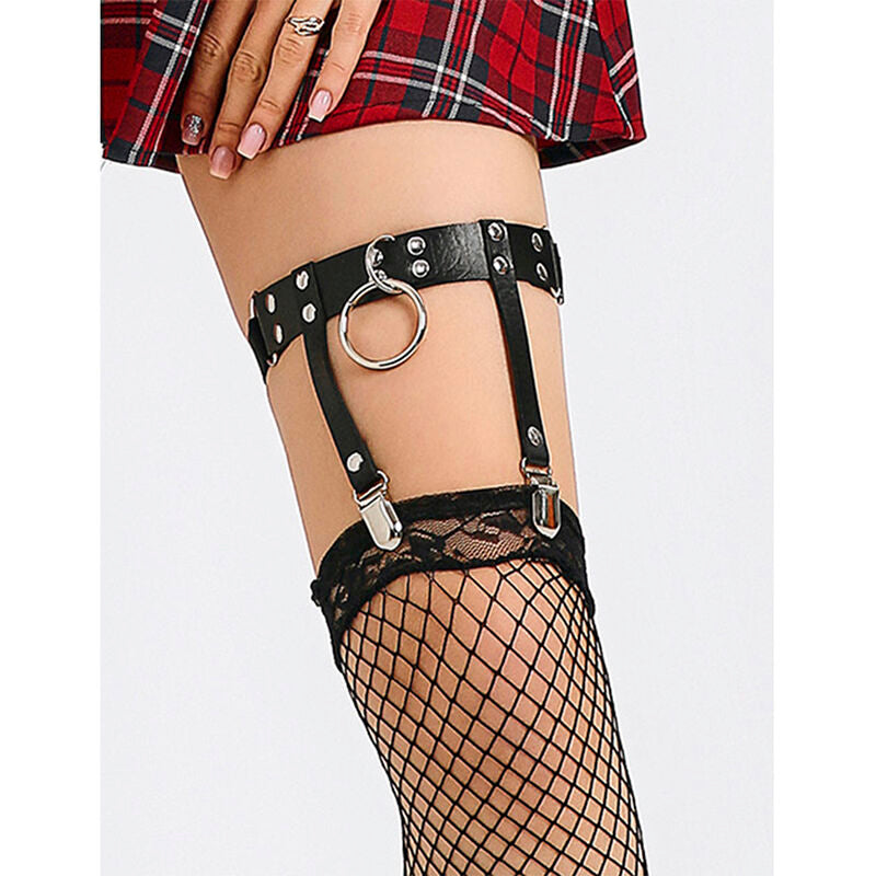 Jarretelle Punk Cuir Ajustable Taille Unique - Subblime
