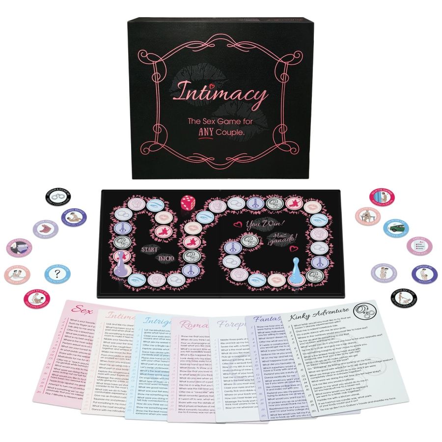 Jeu Coquin pour Couples 7 Catégories de Plaisir Bilingue EN/ES - Kheper Games