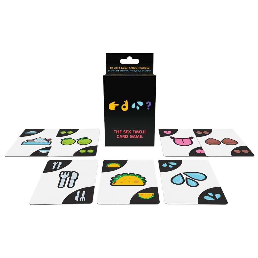 Jeu de Cartes Coquin DTF Sex Emojis 4 Langues pour Couples - Kheper Games