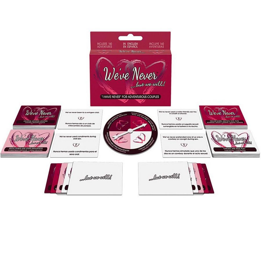 Jeu de Cartes Coquin pour Couples Nous N'avons Jamais 162 Cartes - Kheper Games
