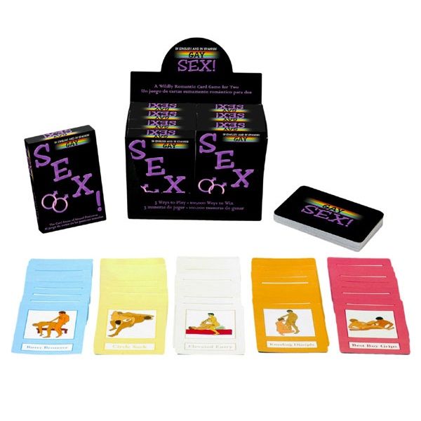 Jeu de Cartes Gay Sex 54 Cartes Positions et Fantasmes - Kheper Games