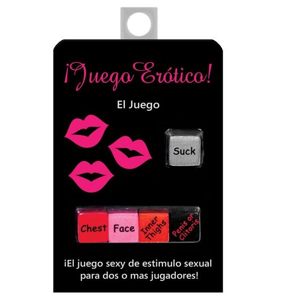 Jeu Érotique 5 Dés Coquins Version Espagnole pour Couple ou Groupe - Kheper Games