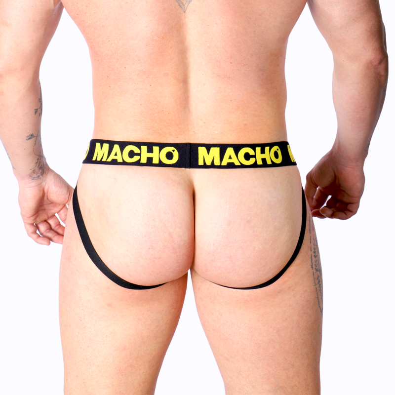 Jockstrap Lycra Homme Fesses Ouvertes - Macho Underwear