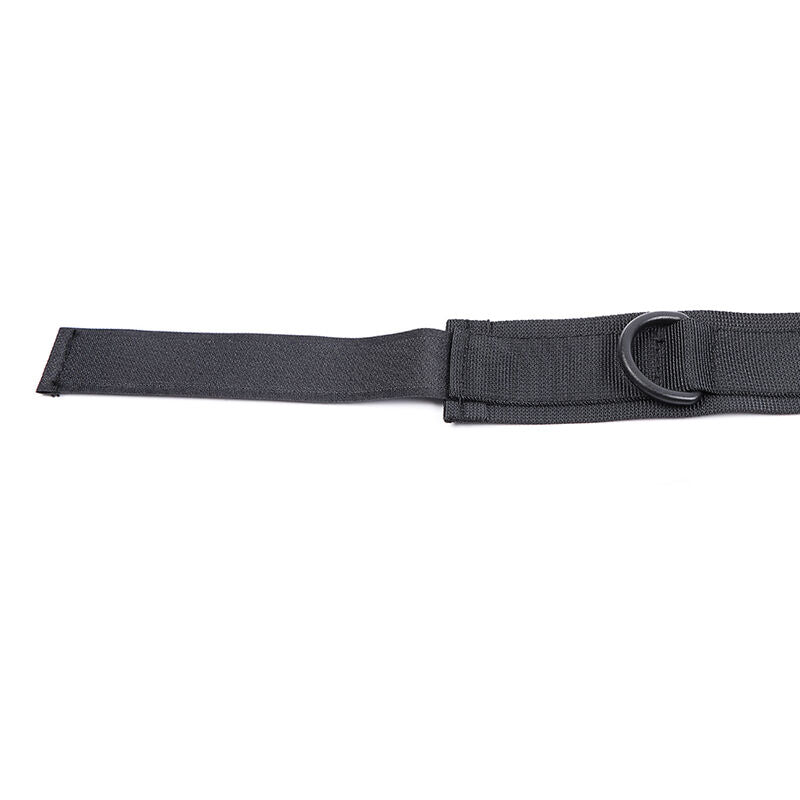 Kit BDSM Menottes et Collier Nylon Réglable Velcro Taille Unique - Ohmama