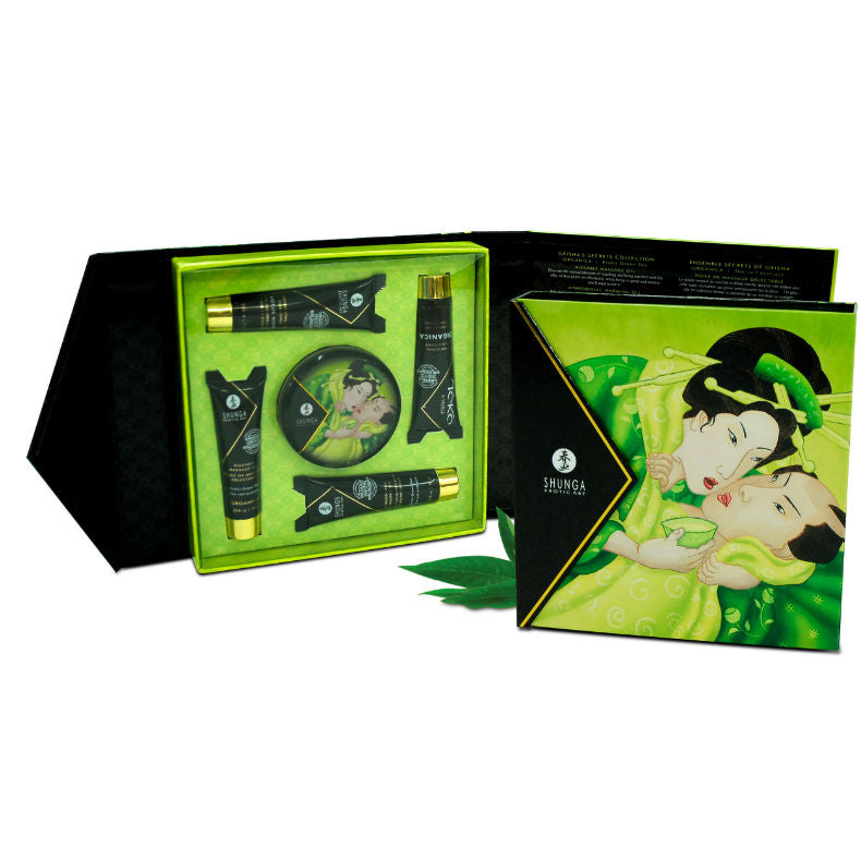 Kit Découverte Secret Geisha Thé Vert Bio Coffret Sensuel - Shunga