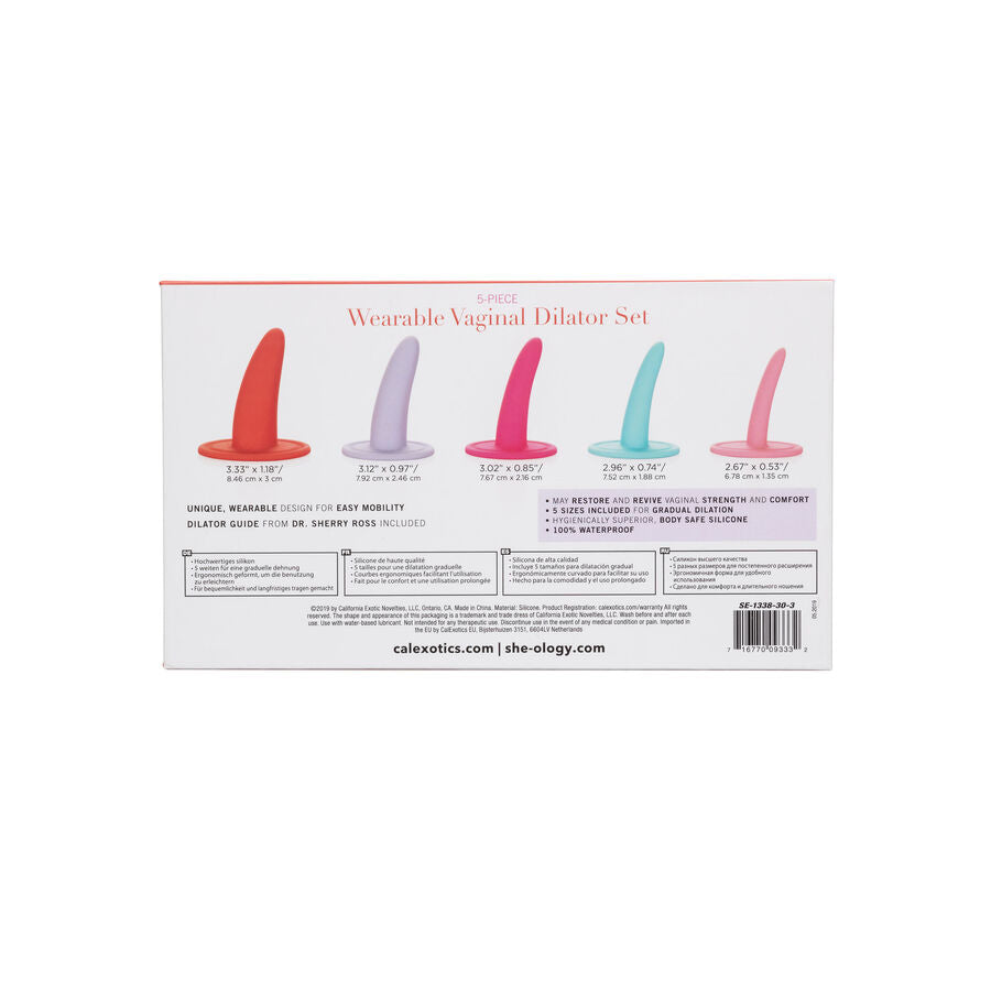 Kit Dilatateurs Vaginaux Progressifs She-Ology 5 Pièces Silicone - CalExotics