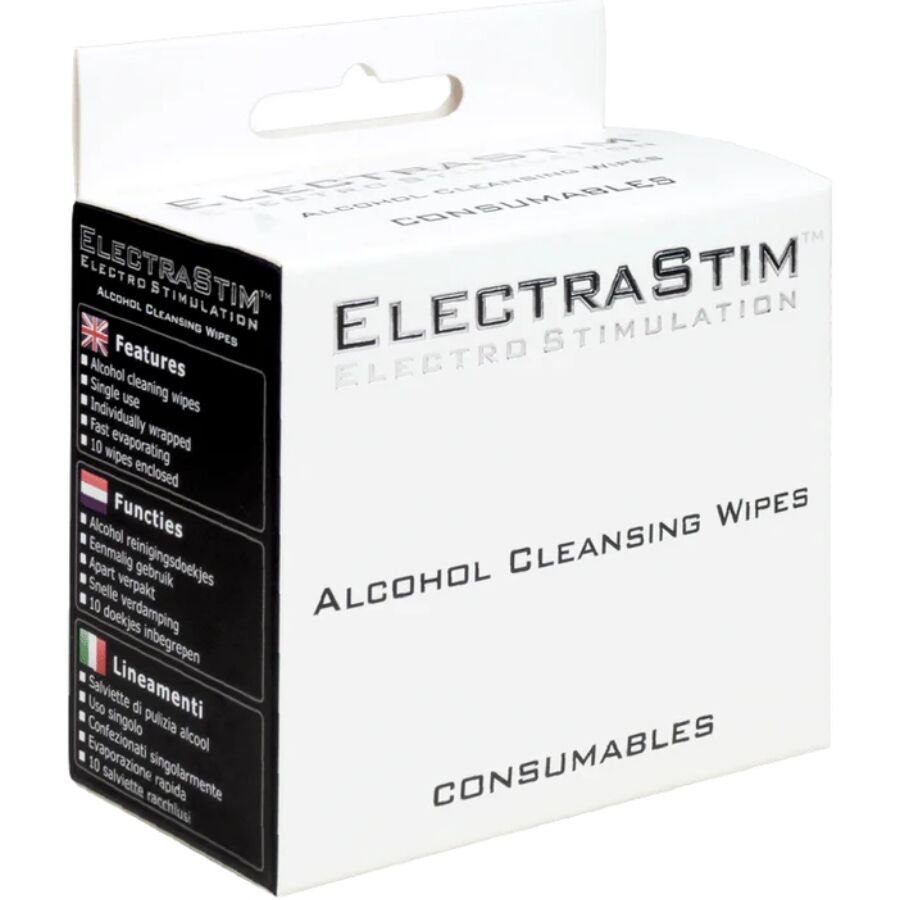 Lingettes Nettoyantes à l'Alcool Stériles 10 Unités - Electrastim